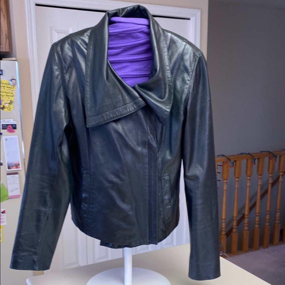Women's Black Leather Jacket